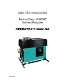 Operator's Manual for S-6000T (OM60)
